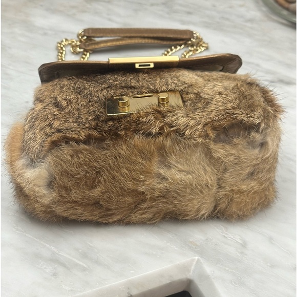 Michael Kors Rabbit Fur Purse - Picture 14 of 15